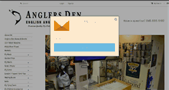 Desktop Screenshot of anglersden.net